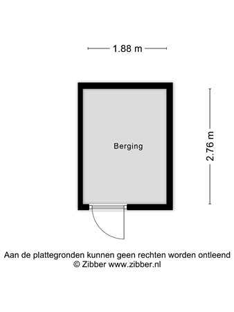 Floorplan - Erasmusstraat 14, 7412 DP Deventer